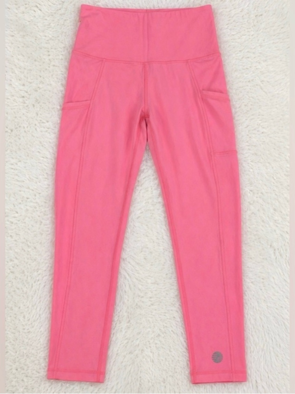 RBX Pink High Waisted Capri Leggings Medium Workout Yoga Activewear